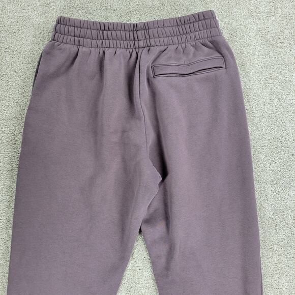 Under Armour Essentials Sweat Pants Mens M Pink Mauve Gym Cozy Fleece Joggers - Picture 8 of 14